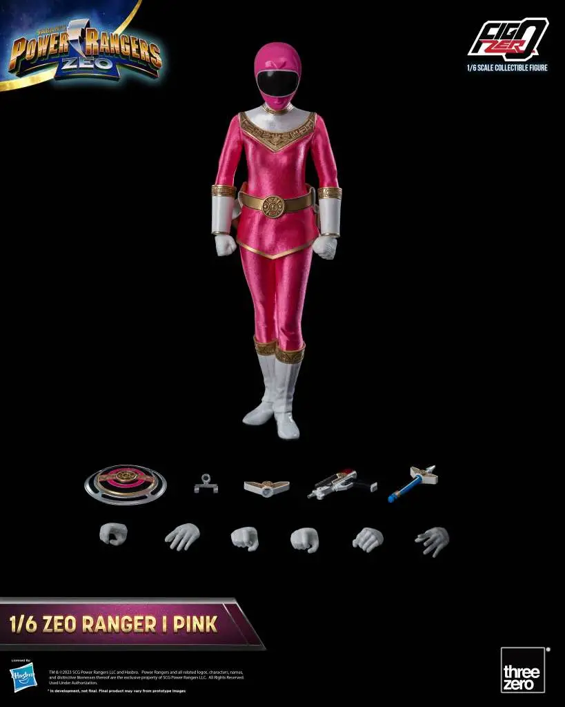 power rangers zeo ranger i pink 1/6 figure