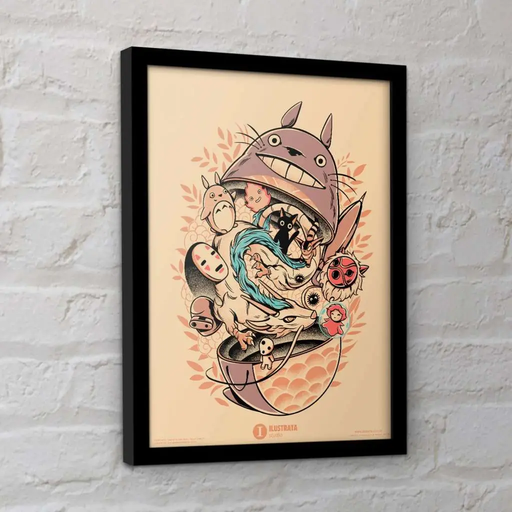 ilustrata my neighbour matryoshka collector print