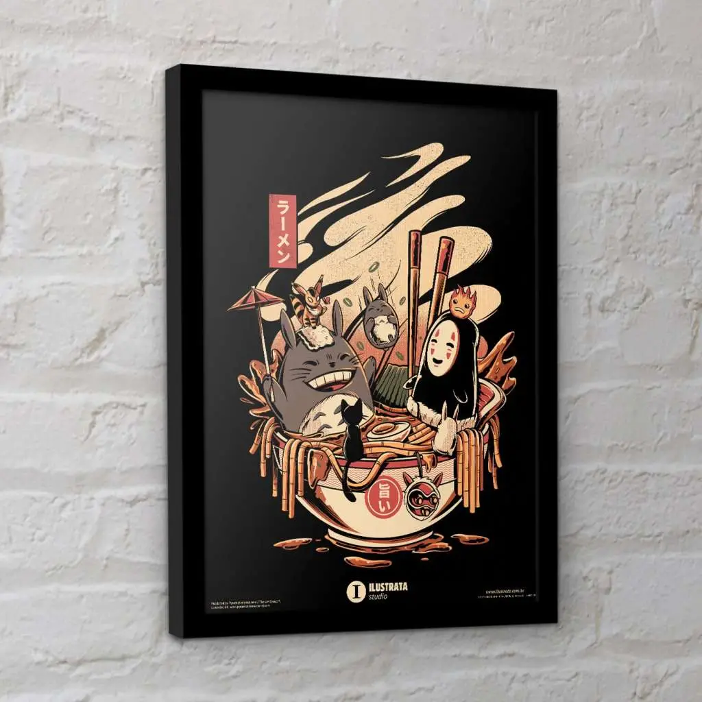 ilustrata ramen pool party collector print