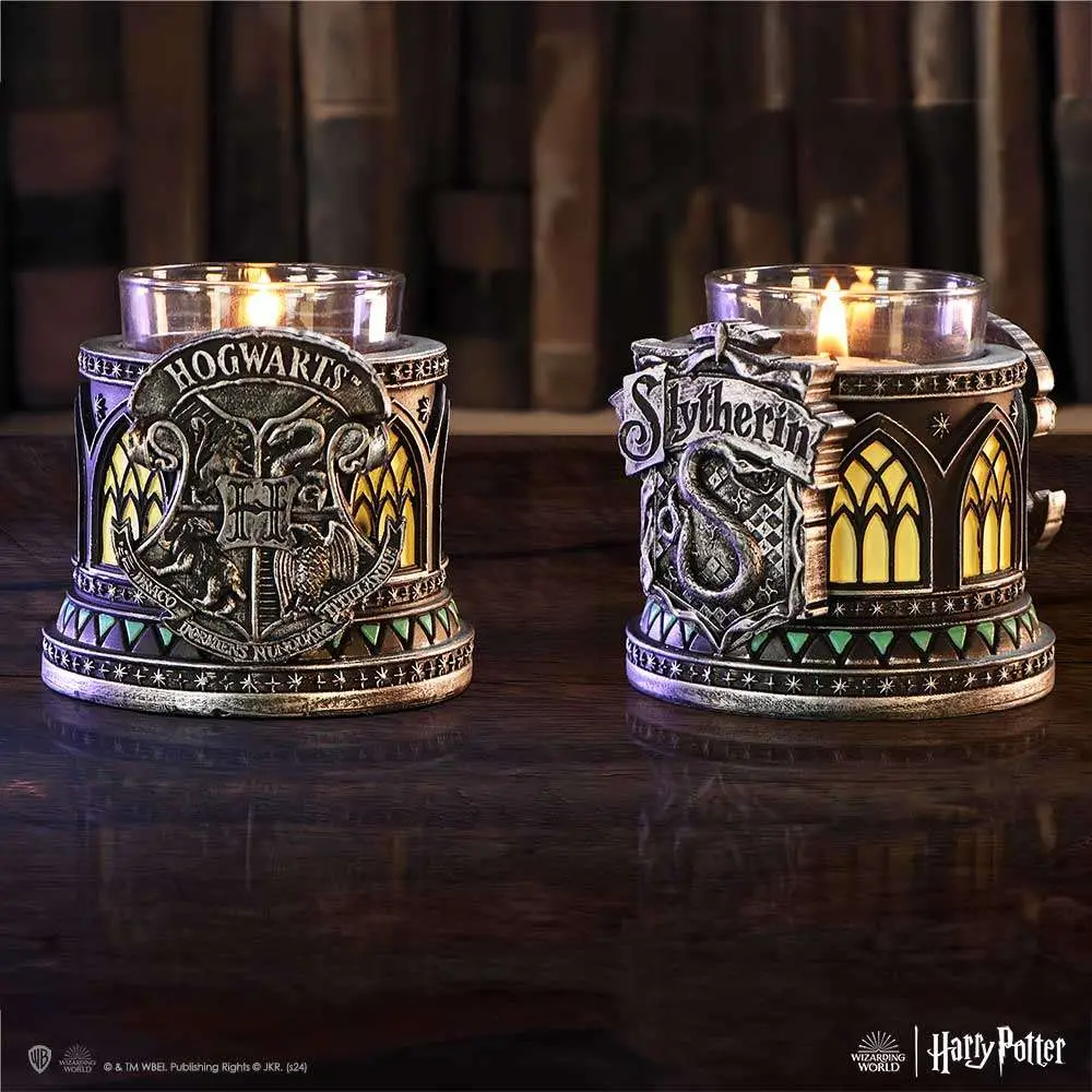 harry potter slytherin house tea light holder
