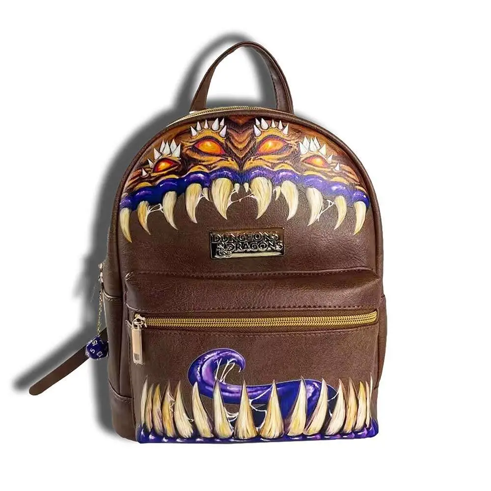 dungeons & dragons mimic brown backpack