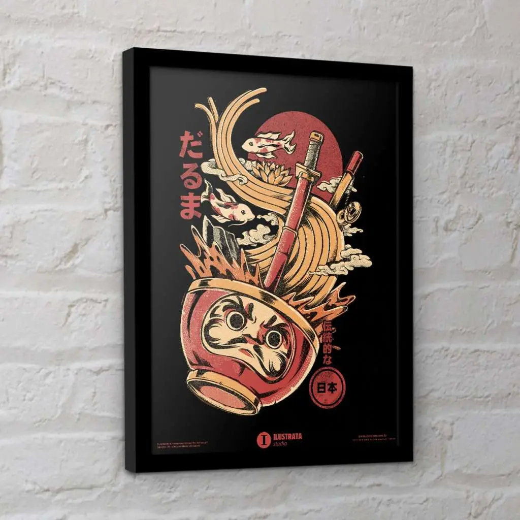 ilustrata darumas ramen collector print
