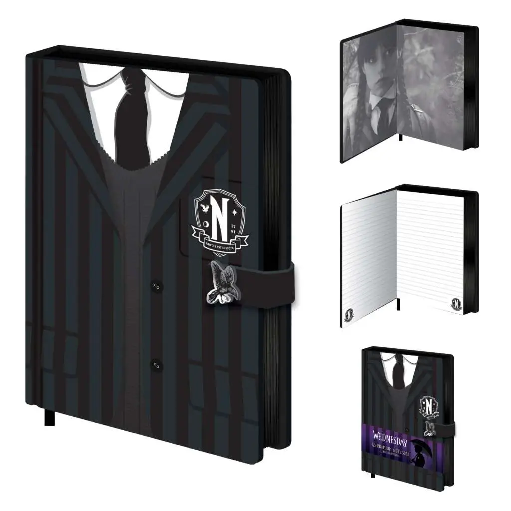 wednesday uniform a5 premium notebook