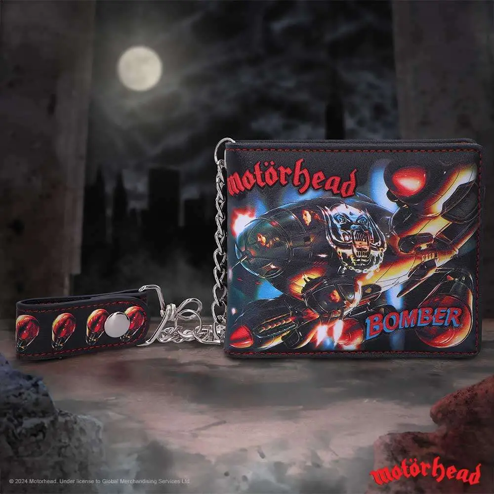 motorhead bomber artwork wallet