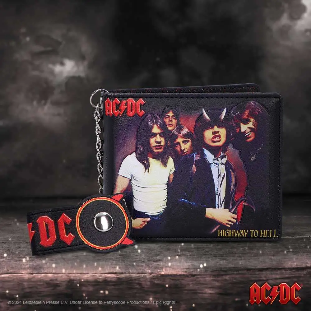 acdc highway to hell artwork wallet
