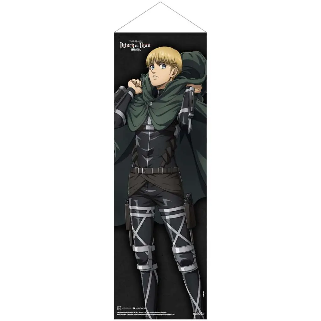 aot final season slim fabric armin arlelt wall scroll