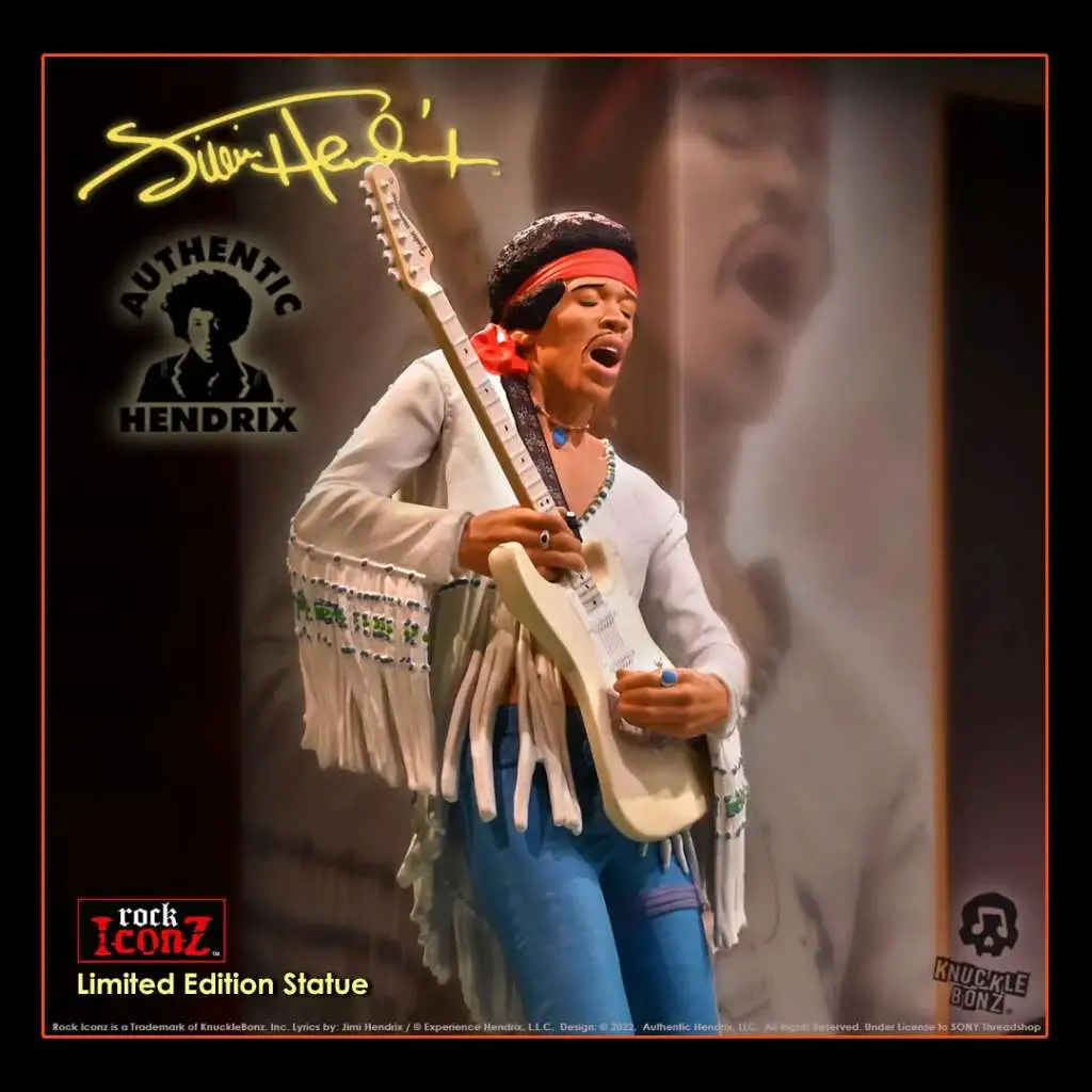 rock iconz jimi hendrix iii statue