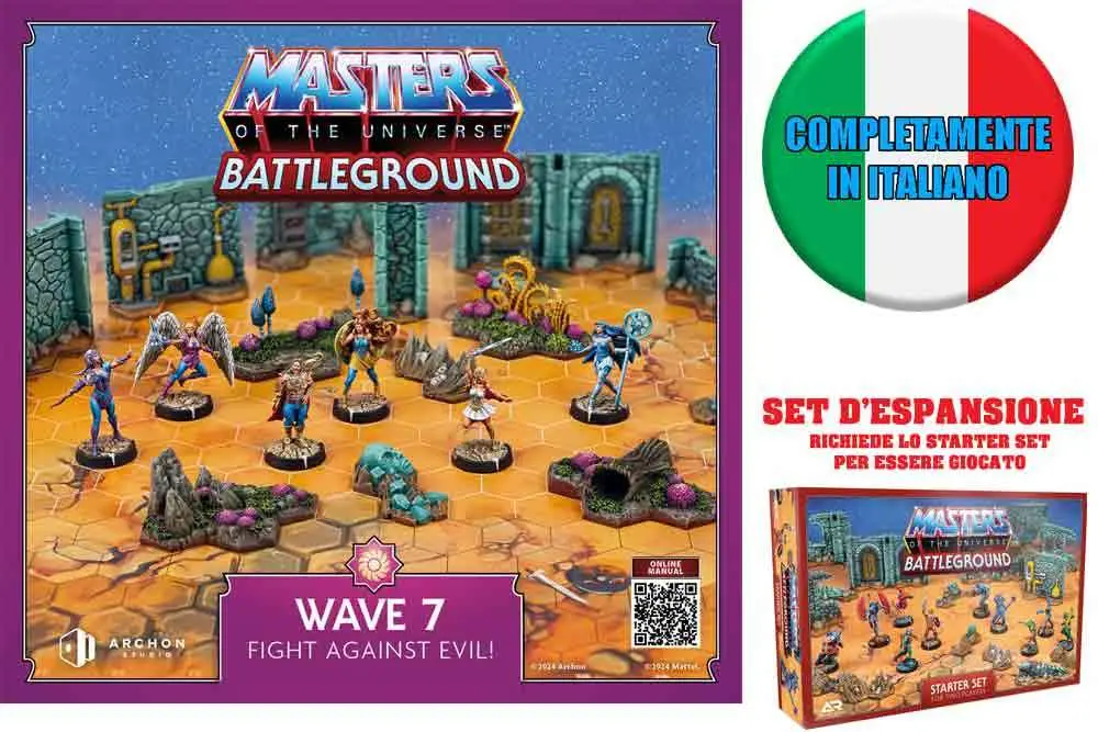 masters of the universe battleground
wave 7: the great rebellion
edizione italiana