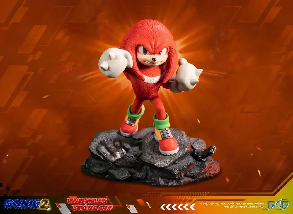 sonic 2  knuckles standoff statue