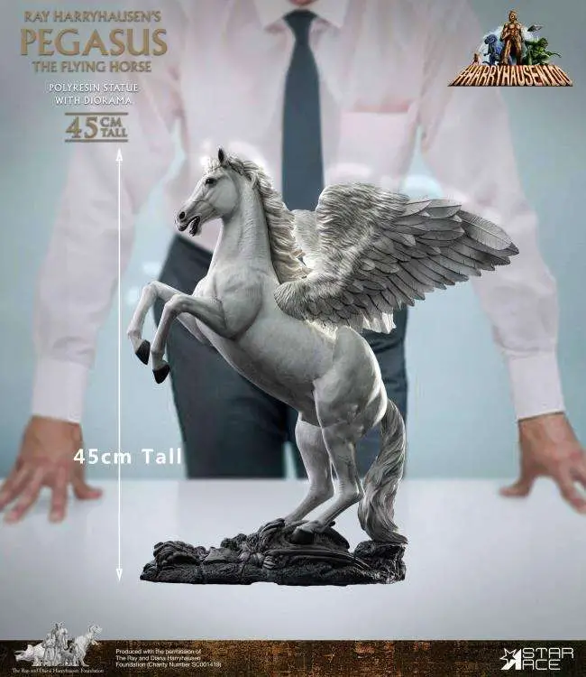 ray harryhausen 100th ann clash of titans pegasus 1/6 statue