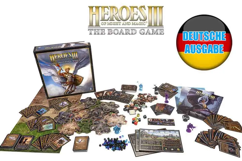 heroes of might and magic iii the board game - deutsch version