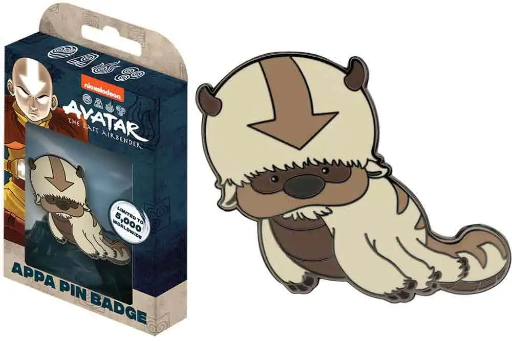 avatar the last airbender - limited edition appa pin badge