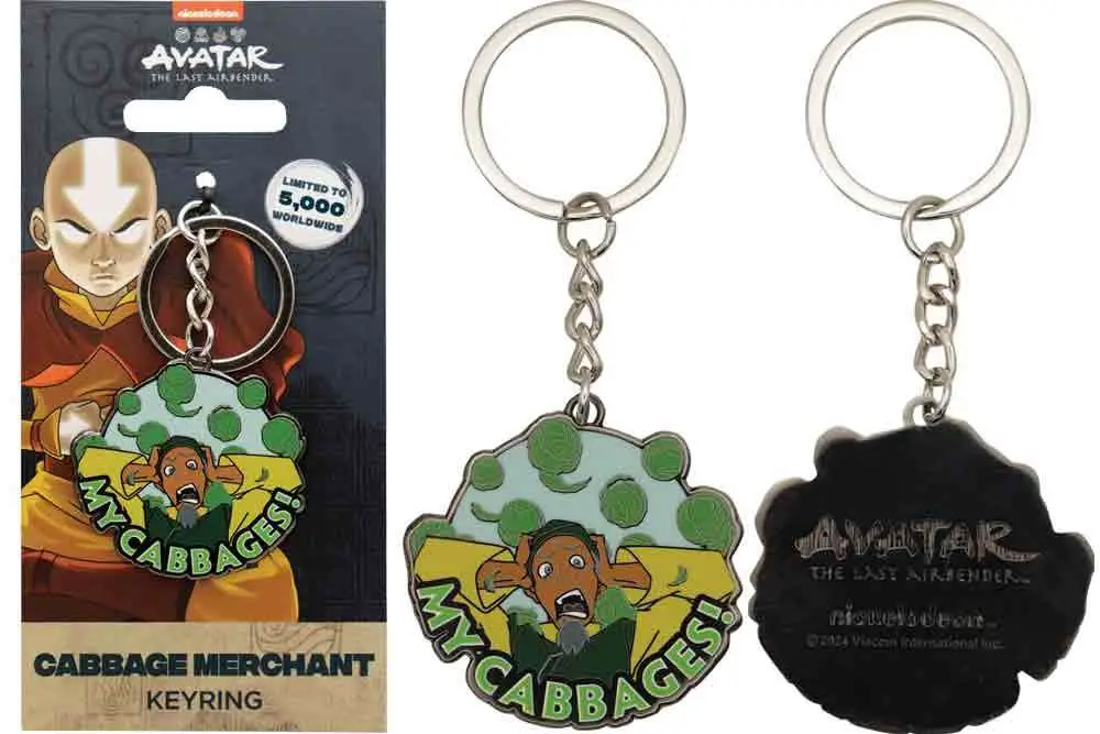 avatar the last airbender - limited edition cabbage merchant key ring