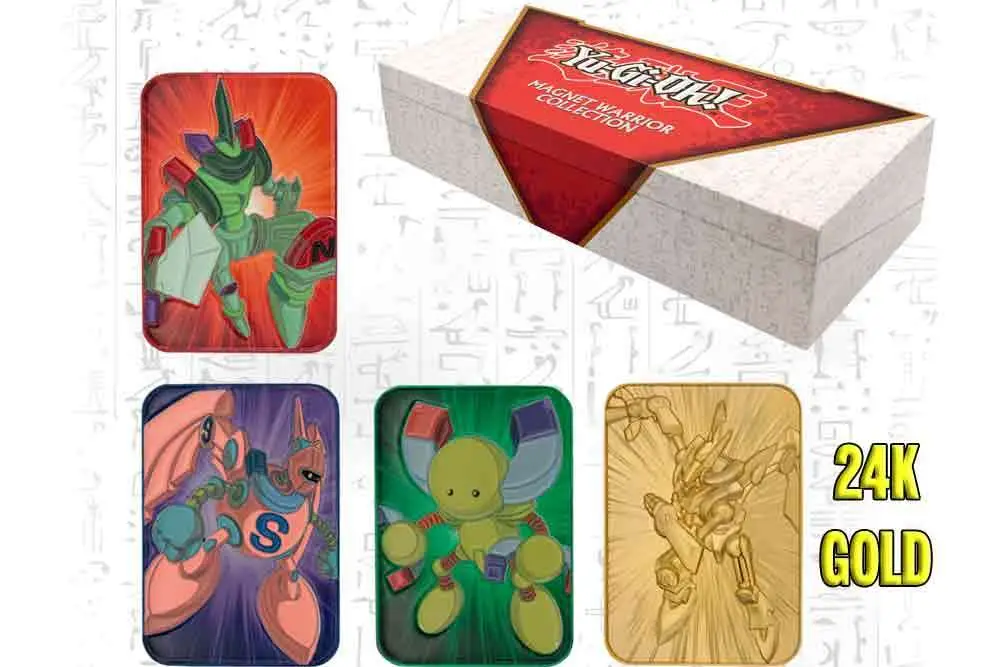 yu-gi-oh! - limited edition magnet warrior ingot set