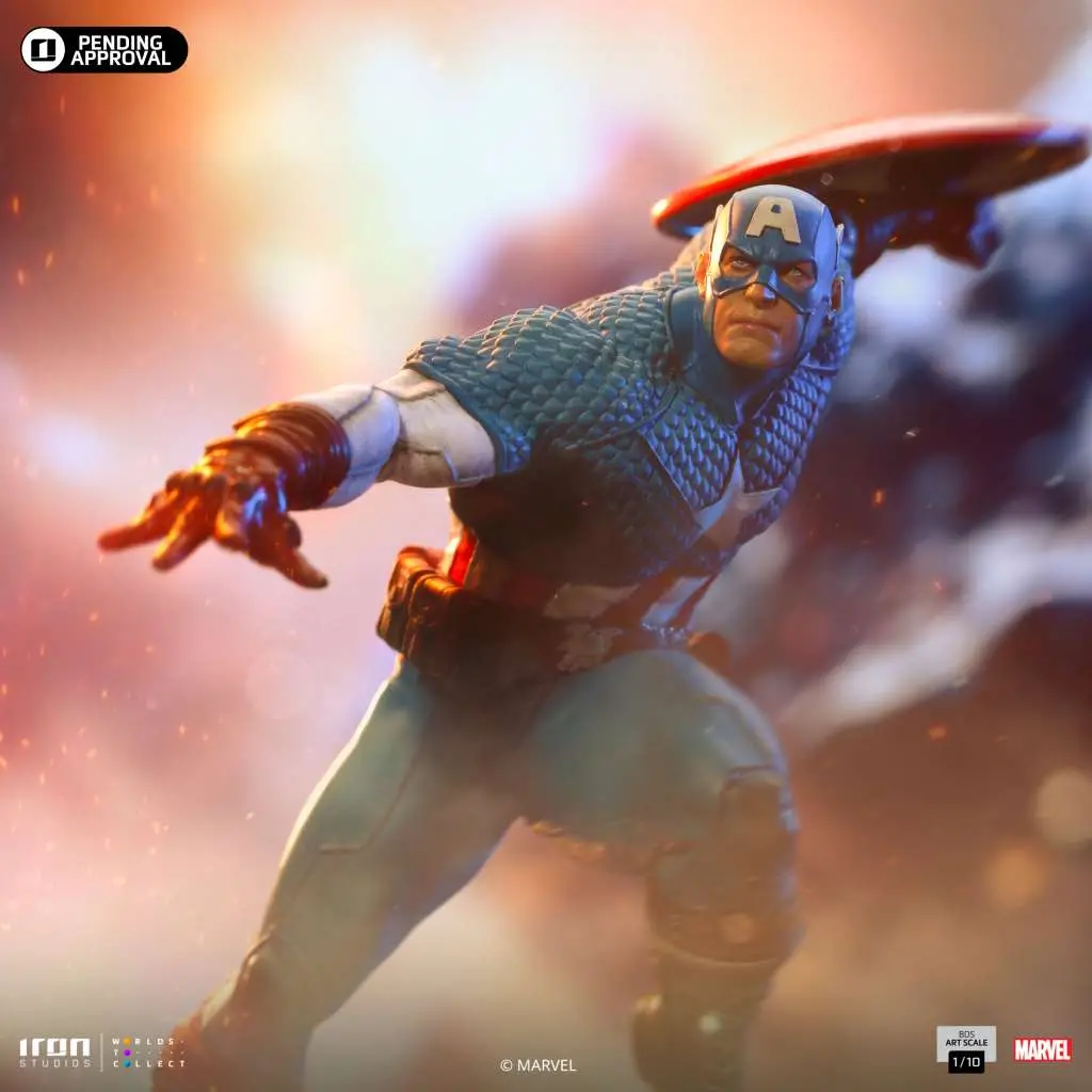 infinity gauntlet captain america1/10 statue