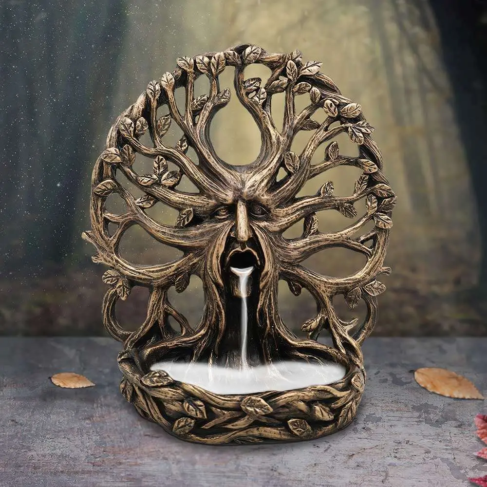 father of the forest tree backflow incense burner