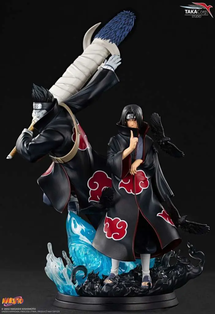 naruto itachi & kisame 1/8 deluxe pvc figure