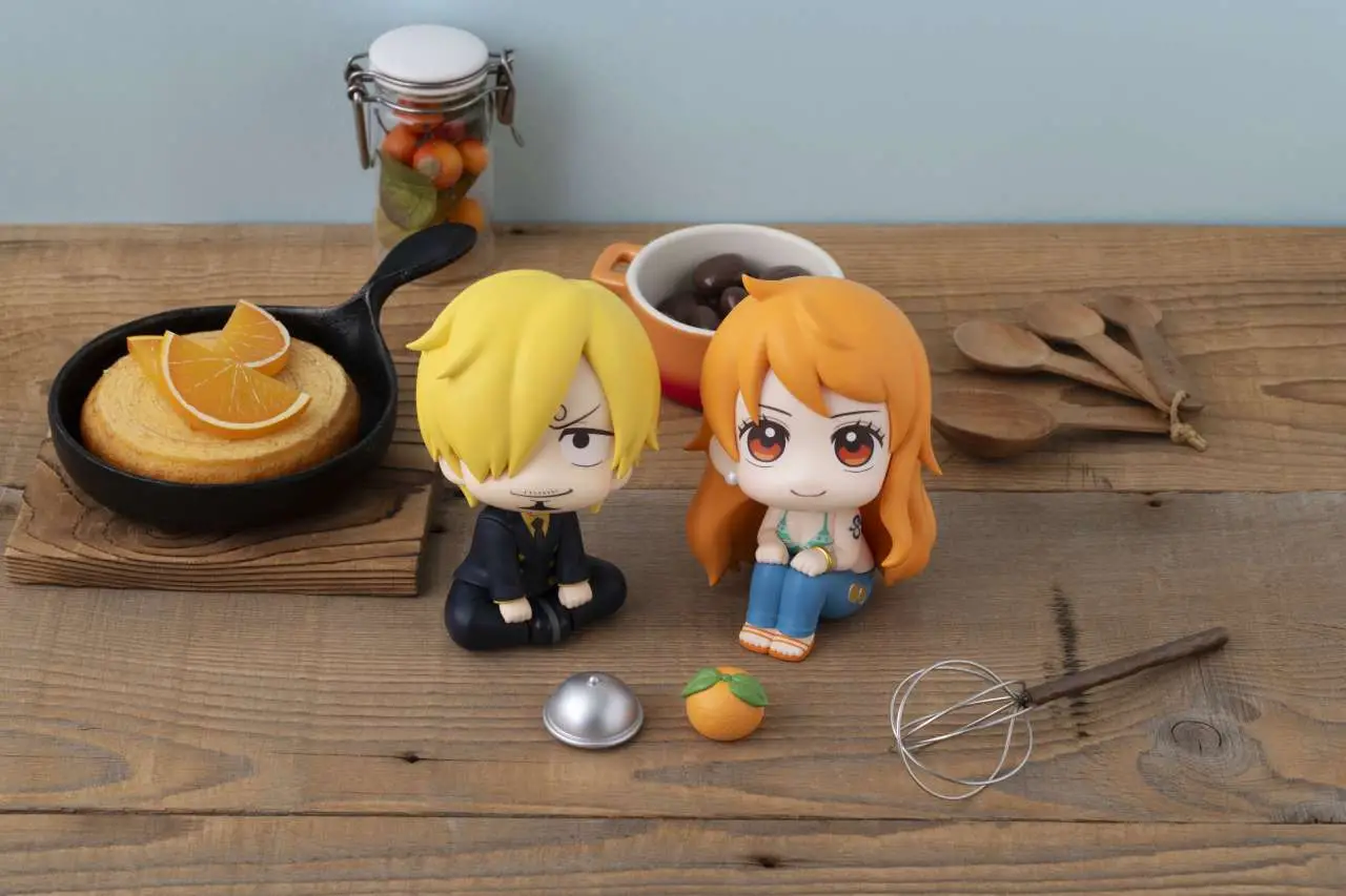 lookup one piece sanji + nami gift set
