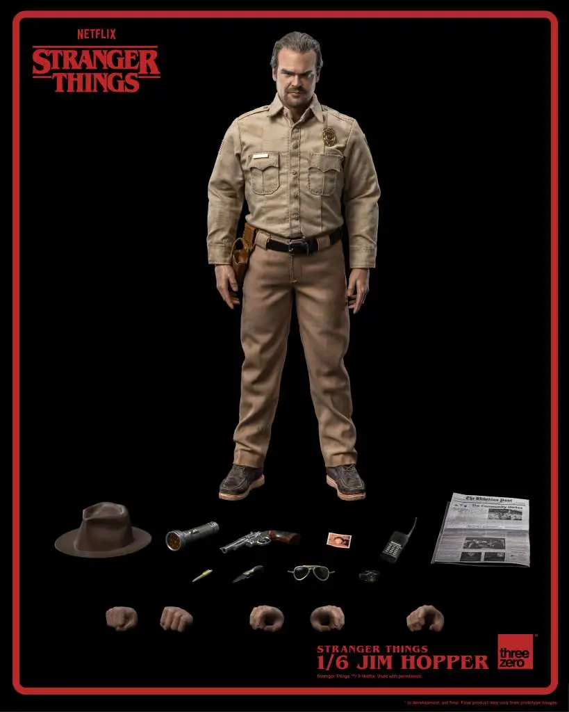 stranger things s1 jim hopper 1/6 af