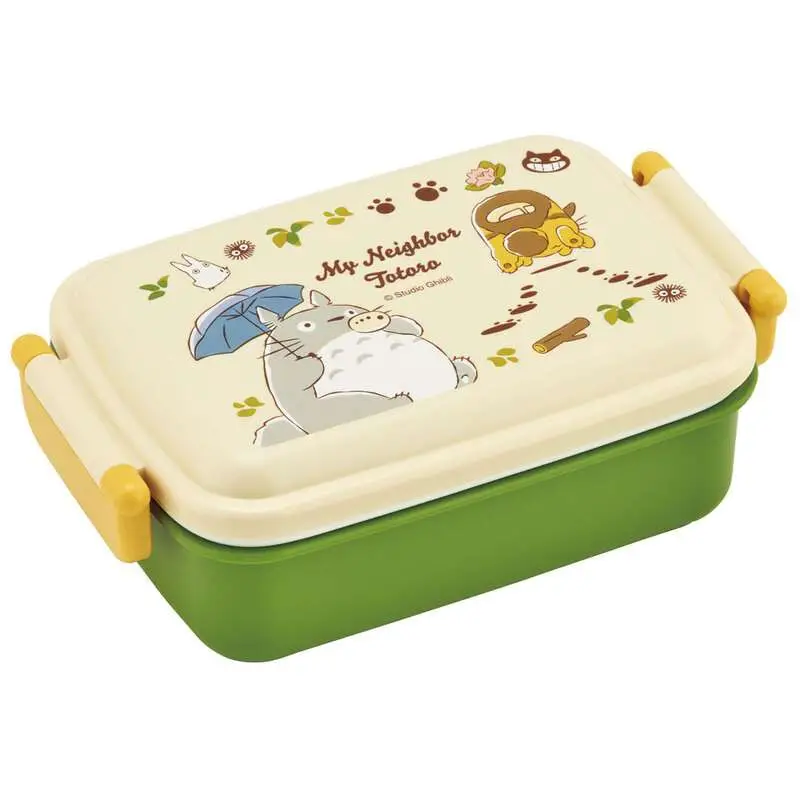 my neighbor totoro & catbus 2 locks 450ml lunch box