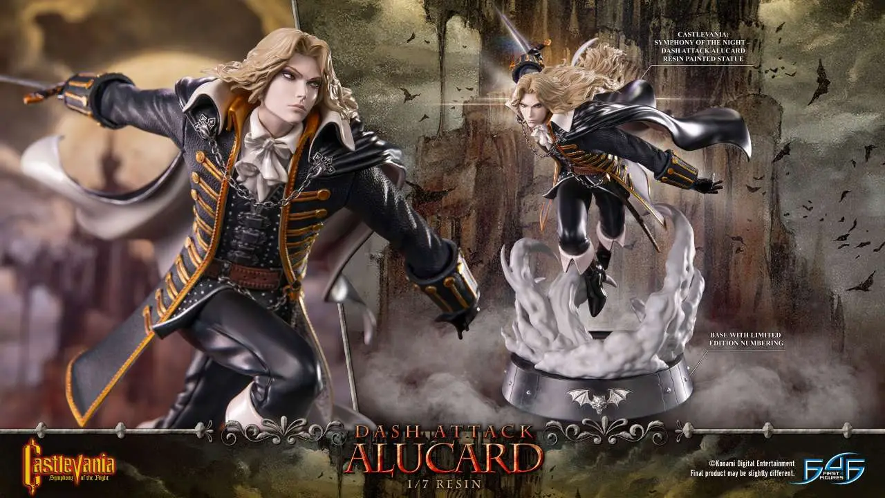 castlevania symphony of the night dash attack alucard statue