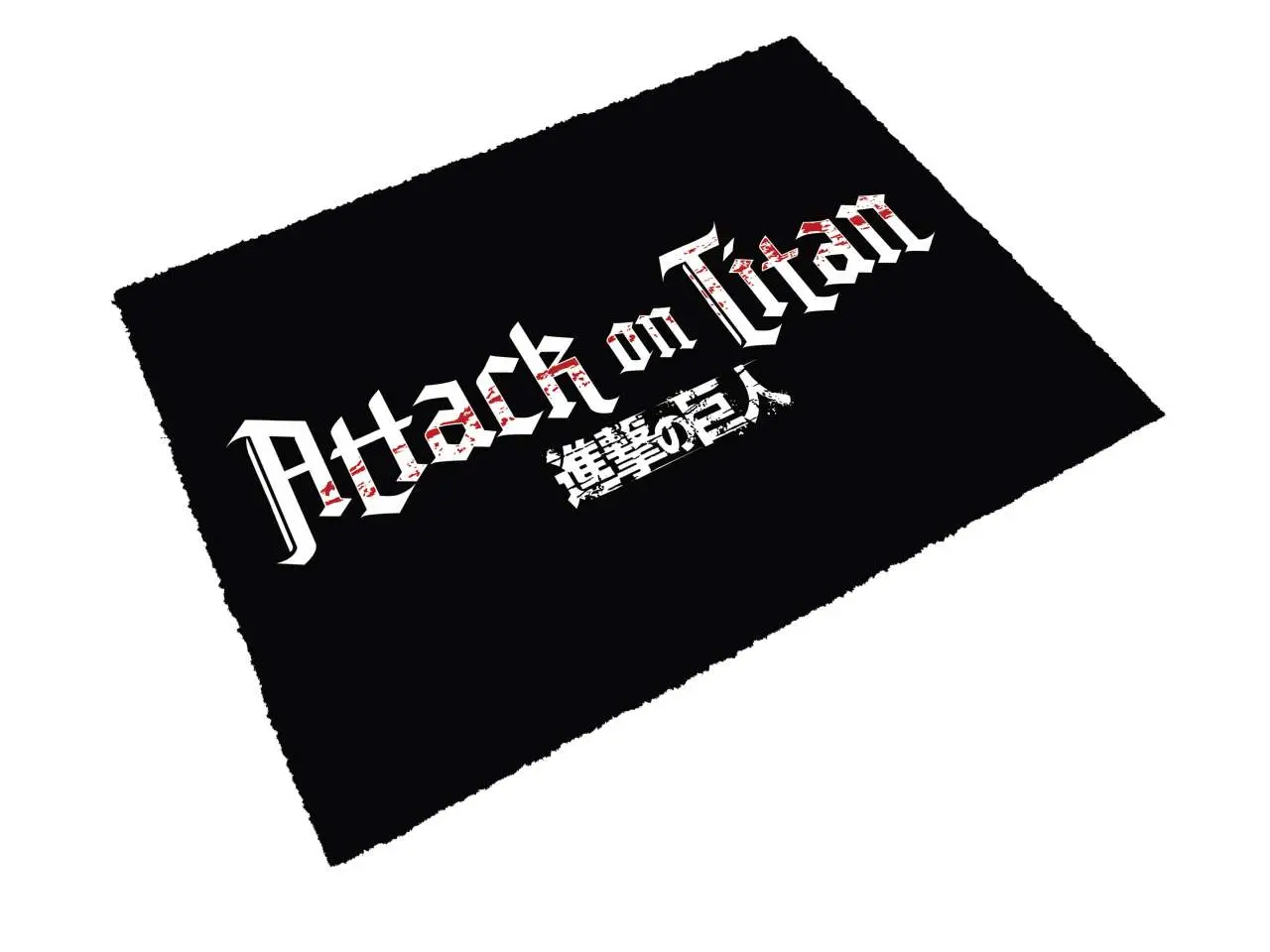 attack on titan 60x40cm logo doormat
