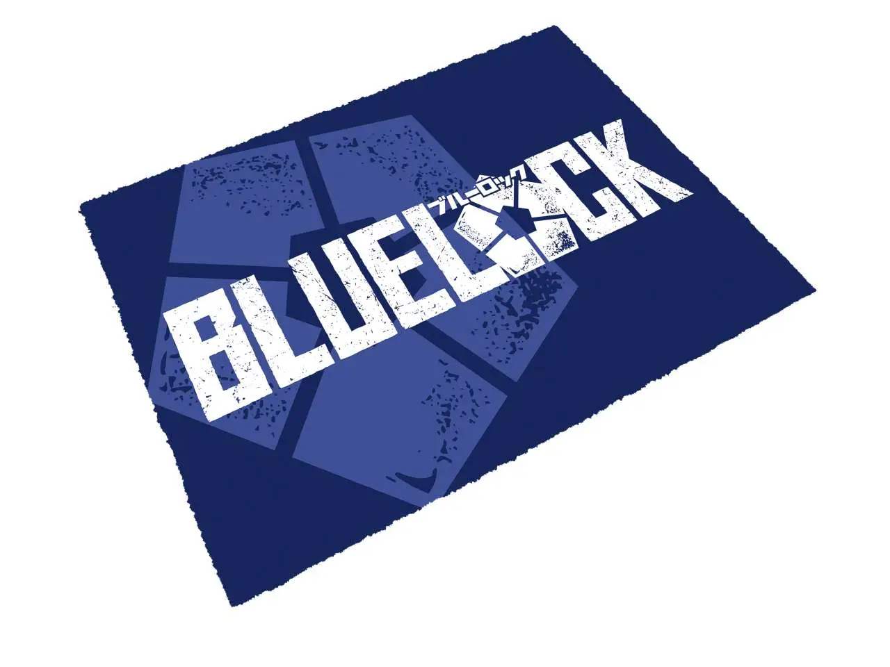blue lock 60x40 cm logo2 doormat