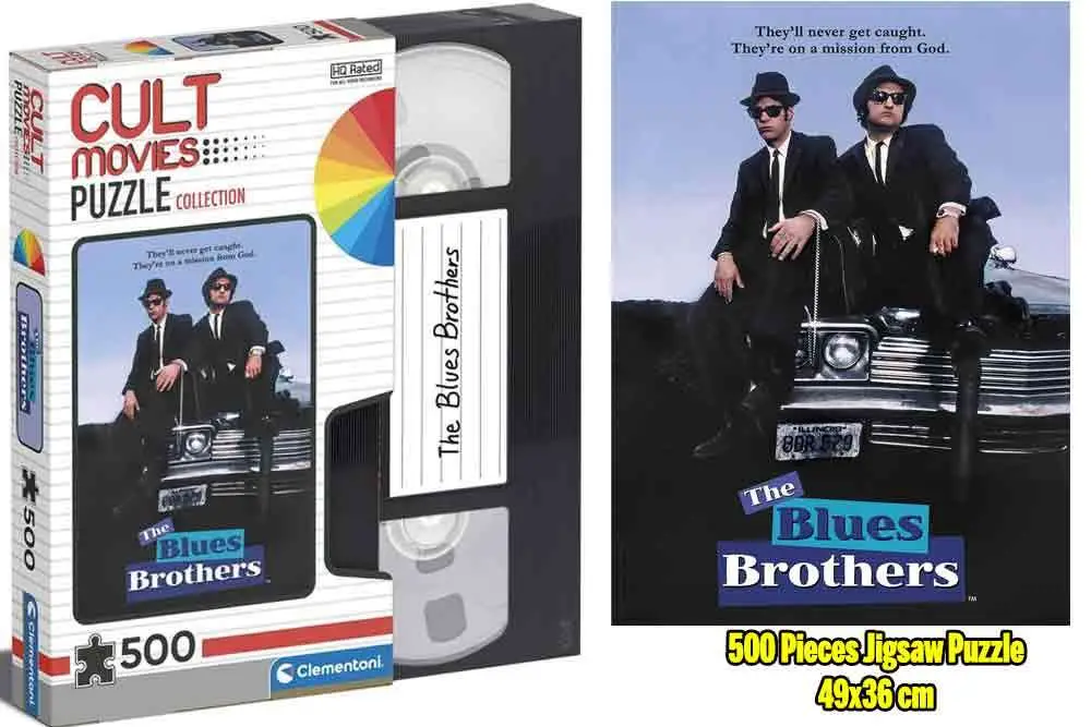 cult movies puzzle collection - the blues bothers - jigsaw puzzle 500 pcs