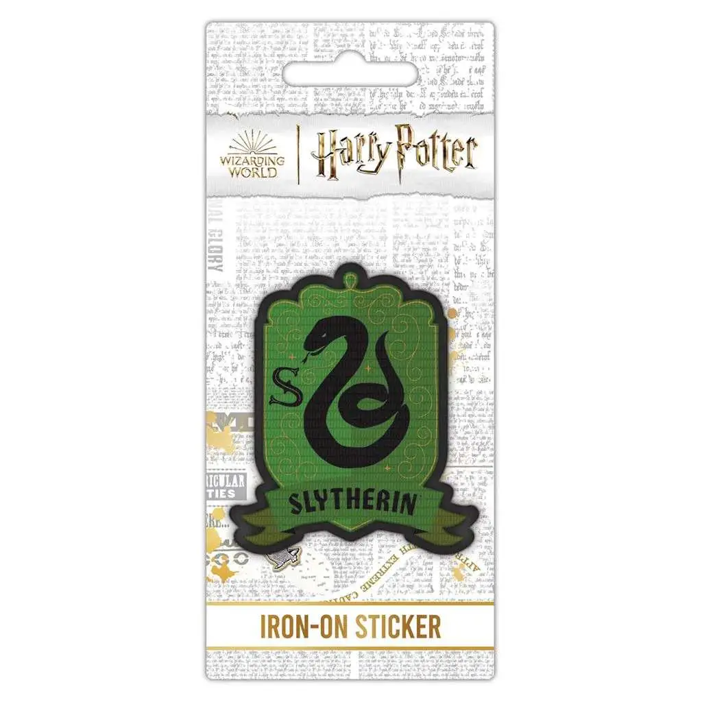 harry potter slytherin iron-on sticker