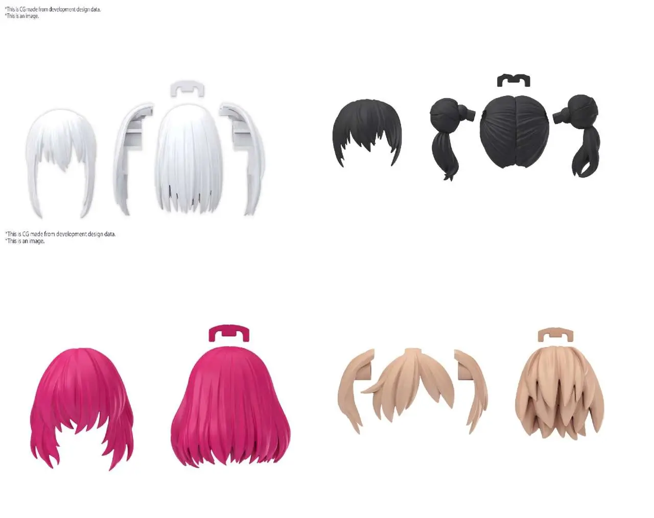 30ms option hair style parts vol 10 all 4 types