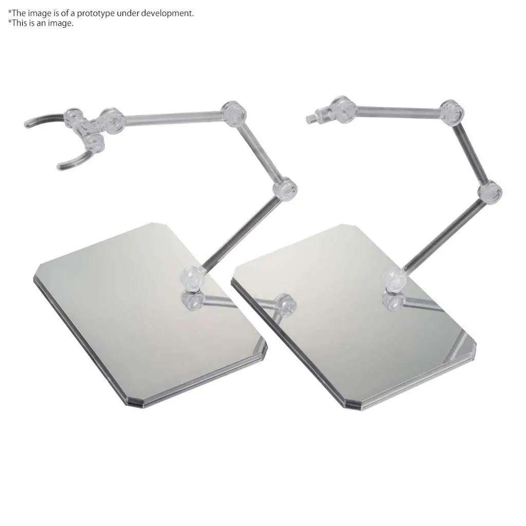 action base 6 clear mirror stickers set