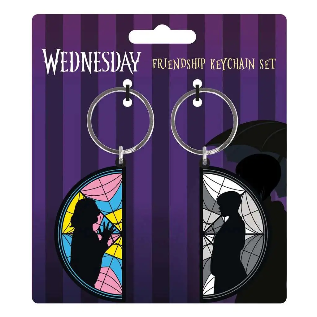 wednesday wednesday enid window pvc keychain