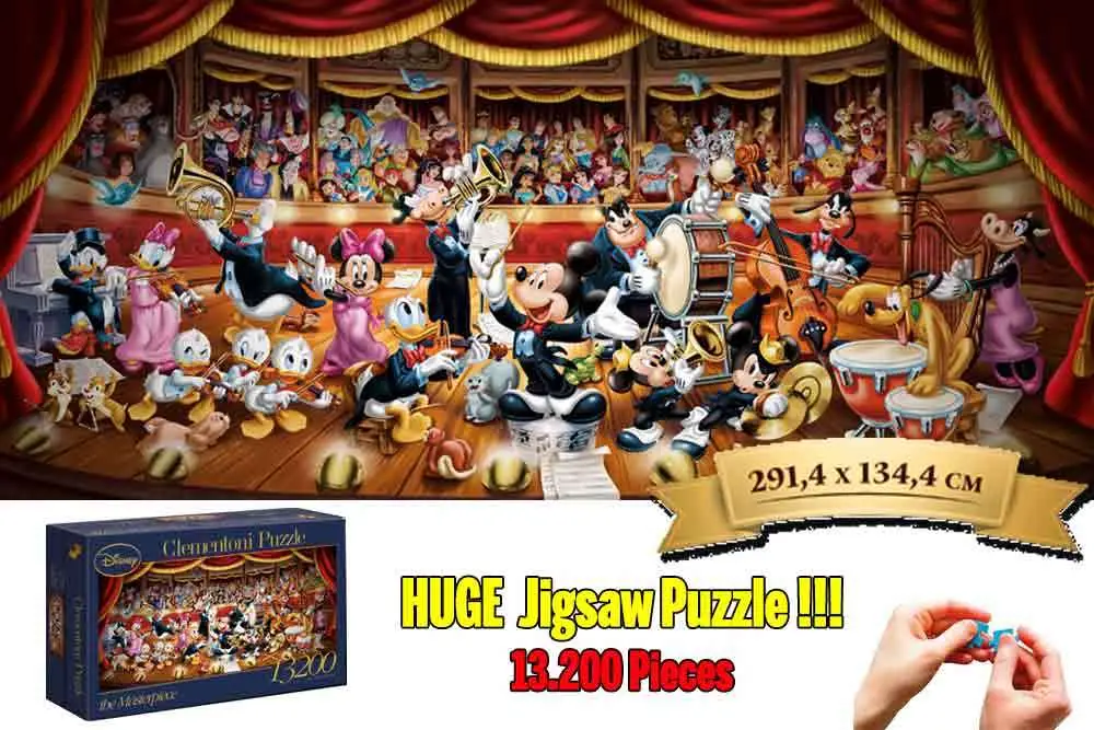 the masterpiece - disney  orchestra - 13200 pieces jigsaw puzzle