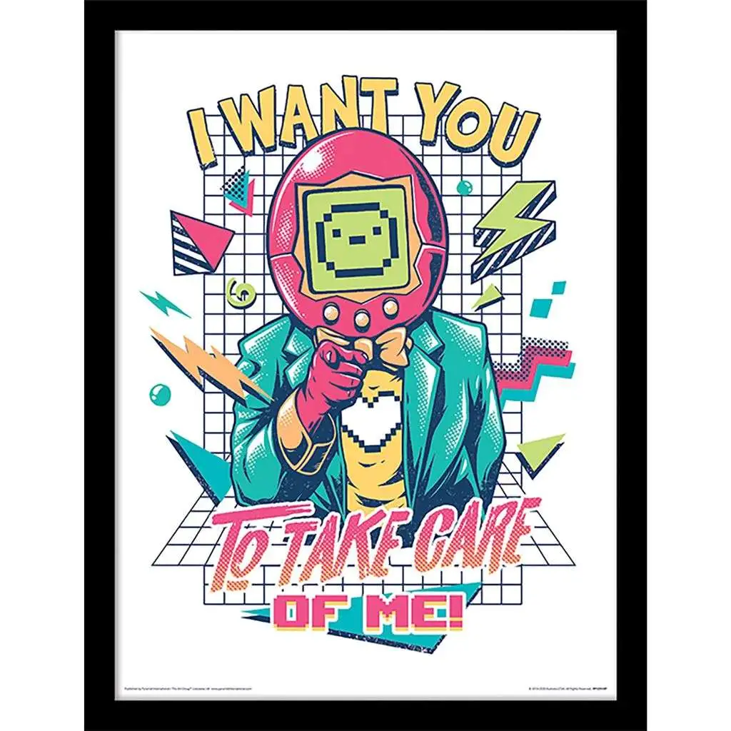 ilustrata samagotchi collector print framed