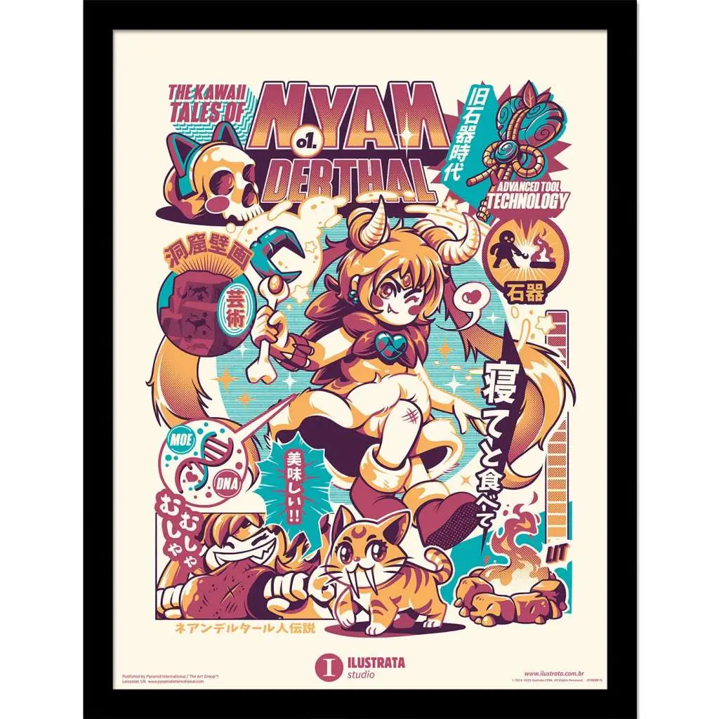 ilustrata nyanderthal collector print