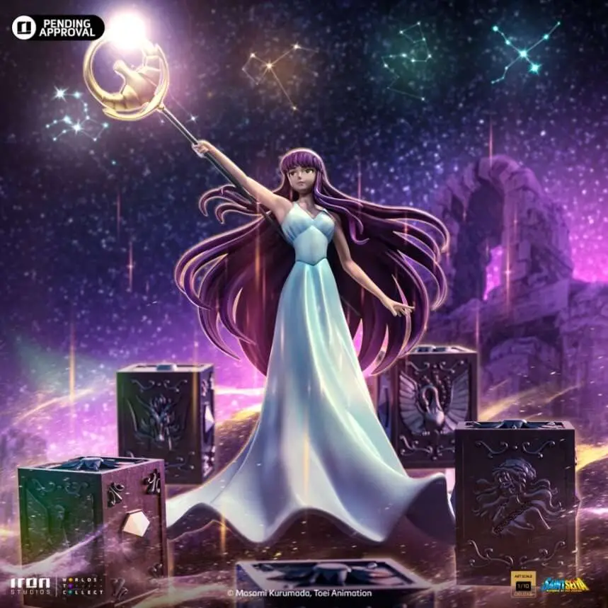 saint seiya saori kiddo athena 1/10 statue