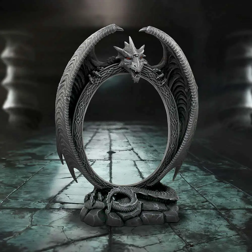 dragon mirror scaled reflection