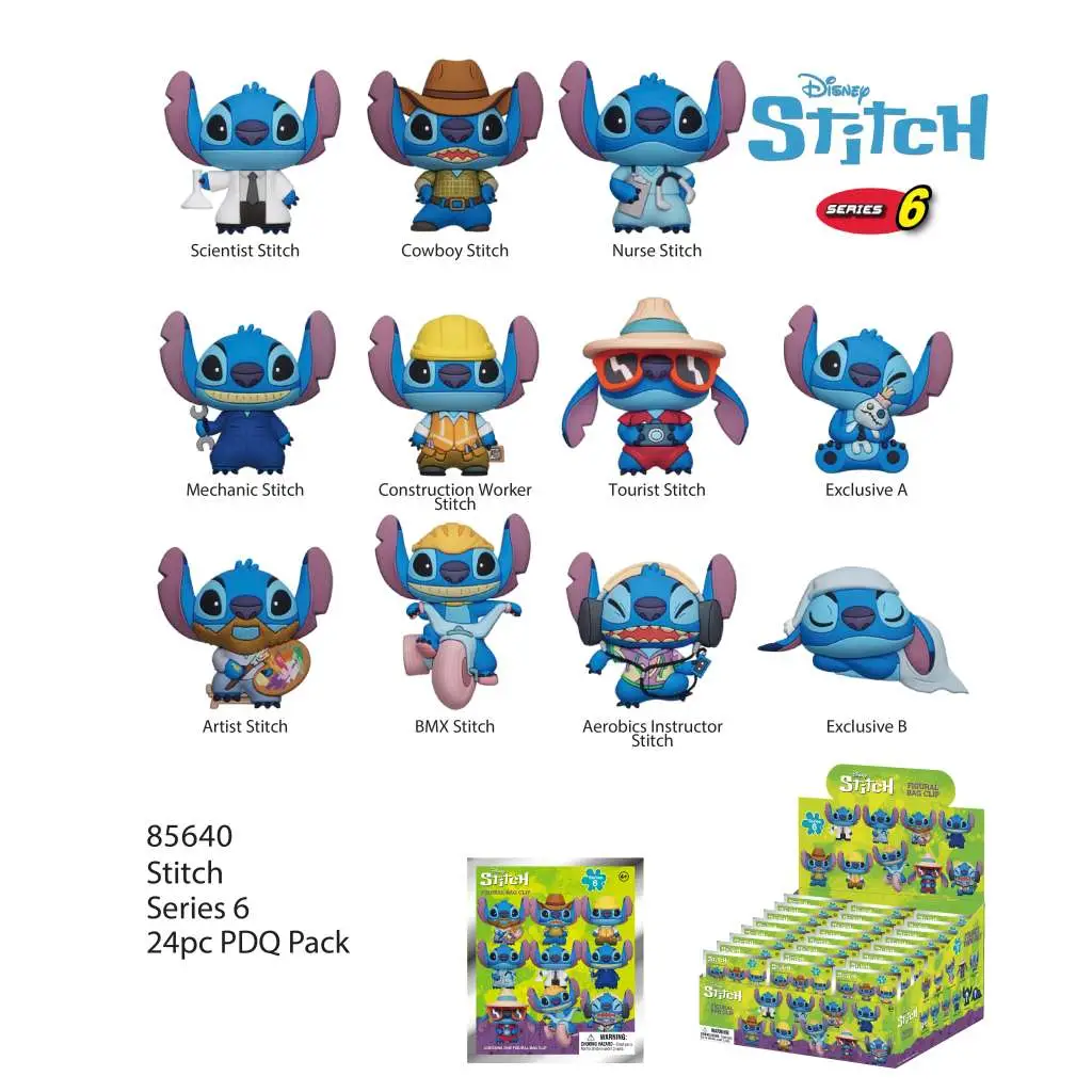 stitch s6 bag clip blind box display (24)