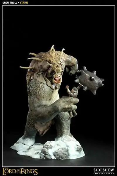 lotr snow troll statue