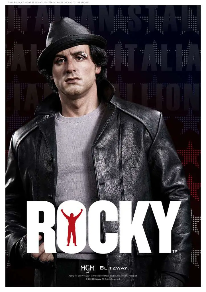 rocky 1976 superb scale 1/4 statue