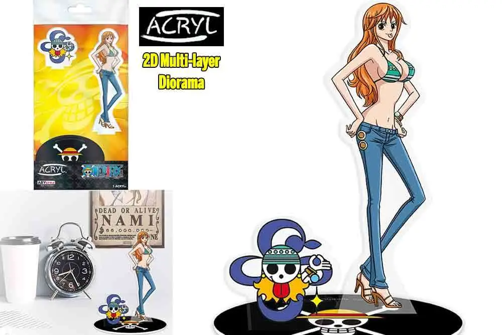 one piece nami swan acryl diorama