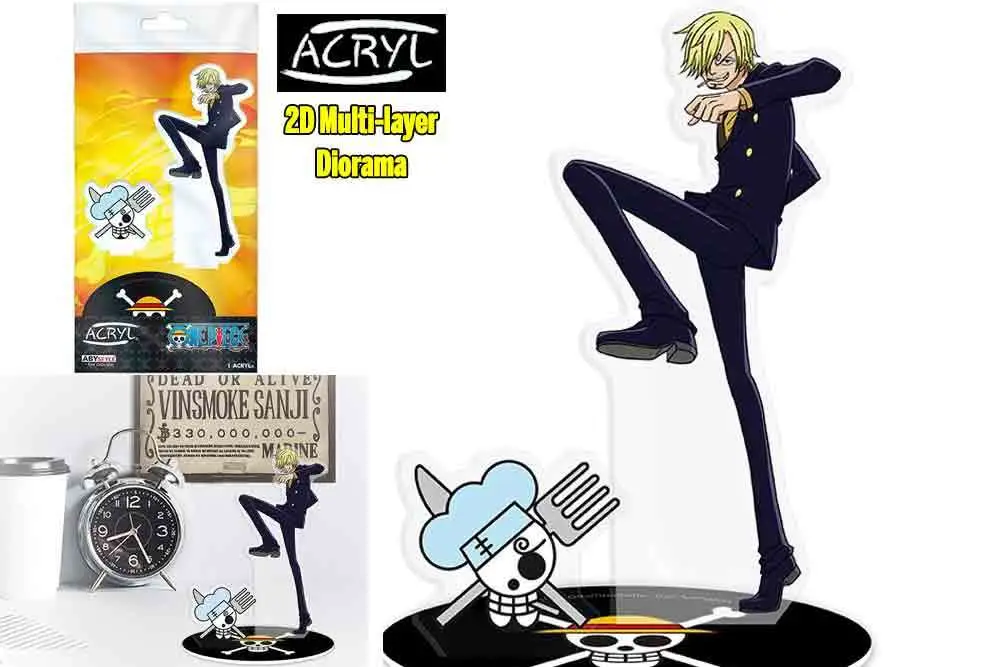 one piece sanji acryl diorama