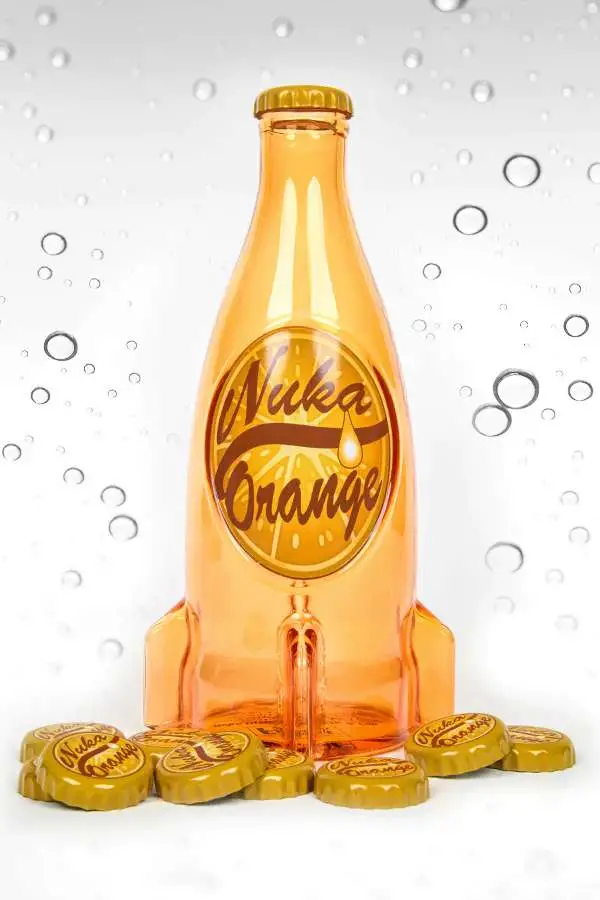 fallout nuka cola orange glass b.&cap