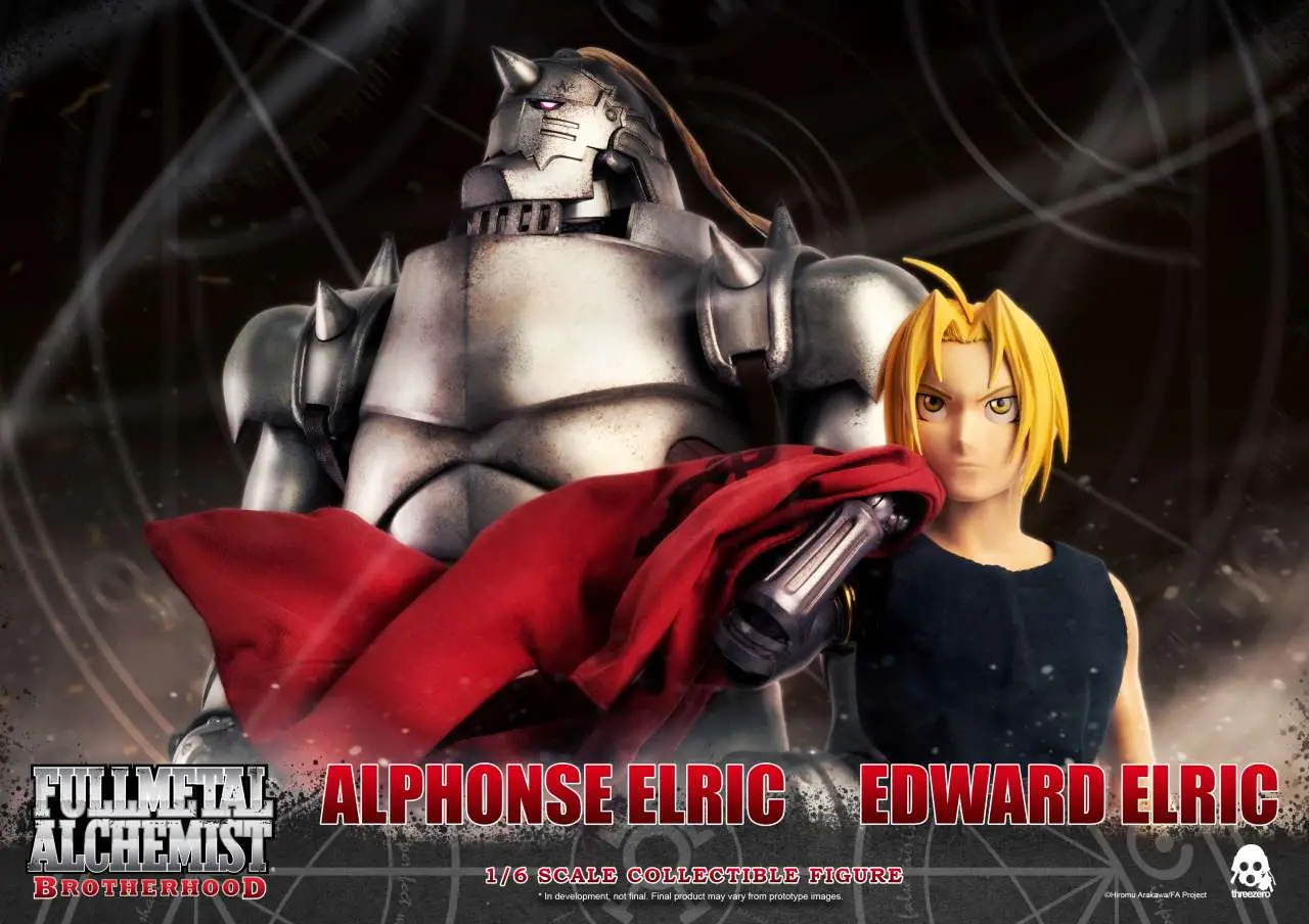 fullmetal alchemist brotherhood edward + alphonse 1/6 af twin-pack
