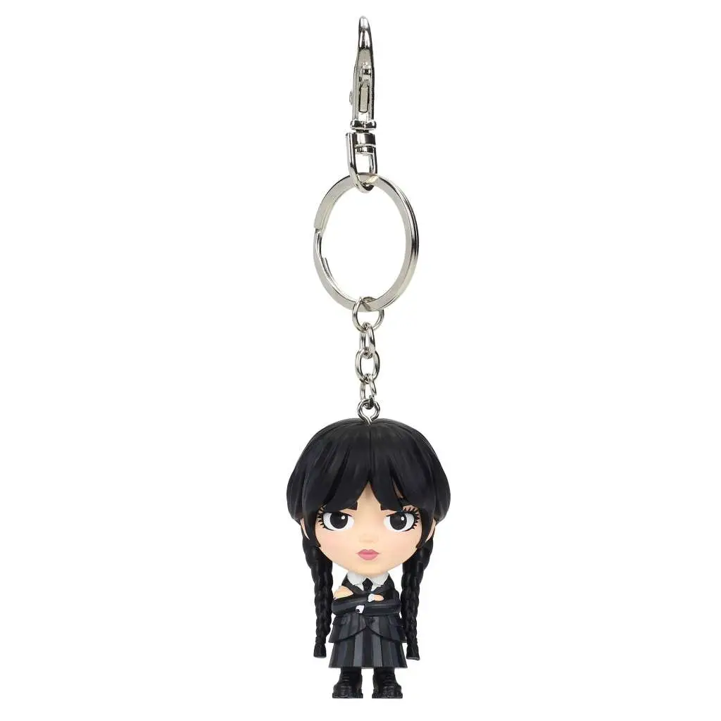 wednesday pvc keychain
