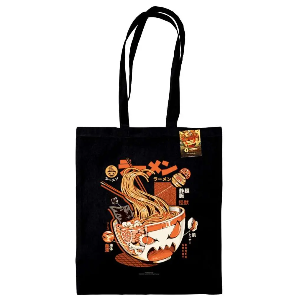 ilustrata ramen x-ray tote bag