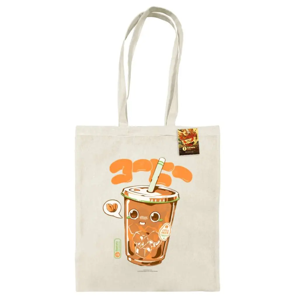 ilustrata cute cold brew tote bag