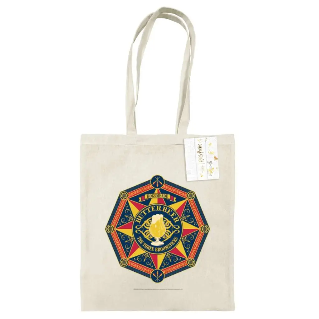 harry potter butterbeer three broomsticks tote bag
