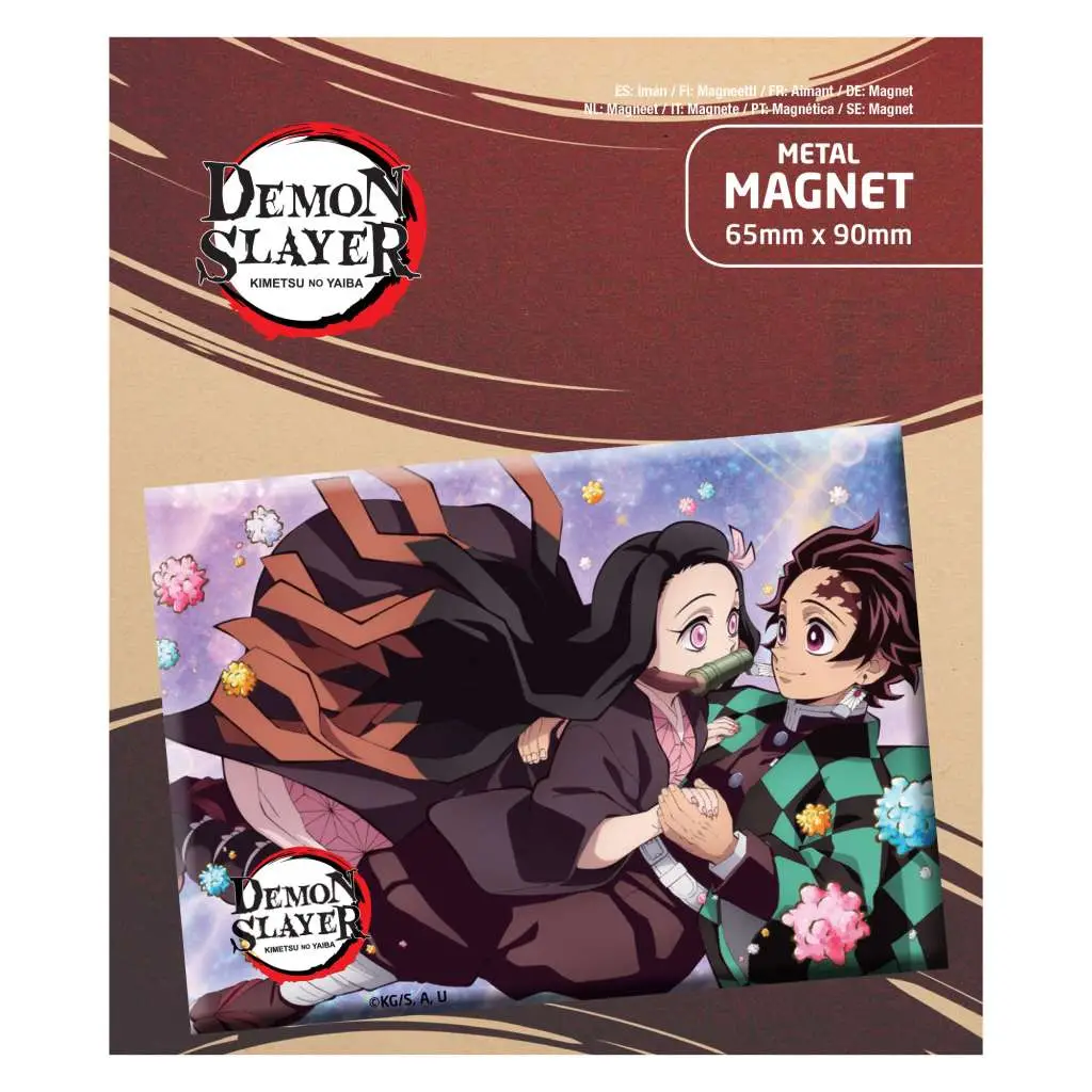 demon slayer tanjiro and nezuko magnet