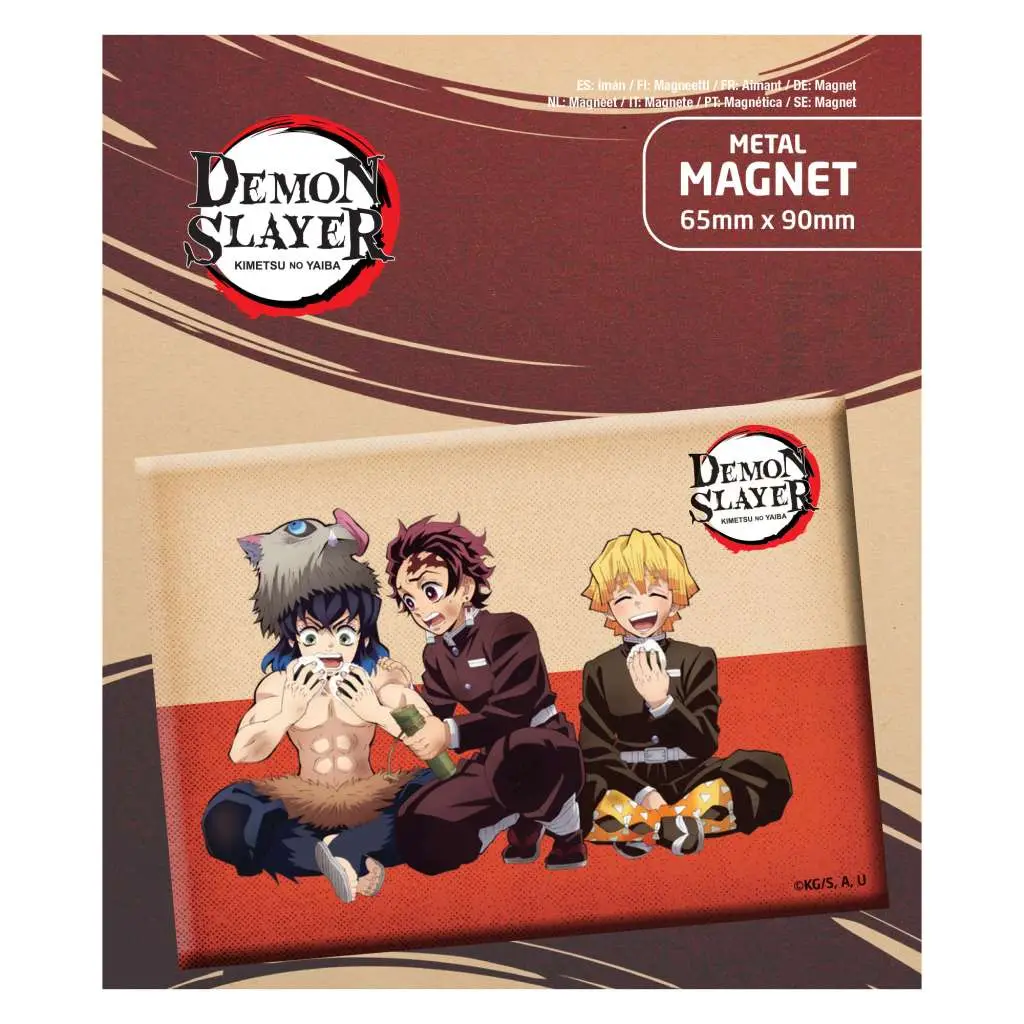 demon slayer inosuke tanjiro and zenitsu magnet